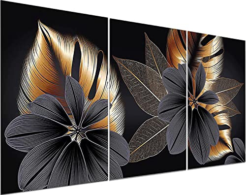 Hjjdiyes Pintura de diamante para adultos, 3 piezas, imágenes 5D, tamaño XXL – Full Drill – como decoración de pared en casa