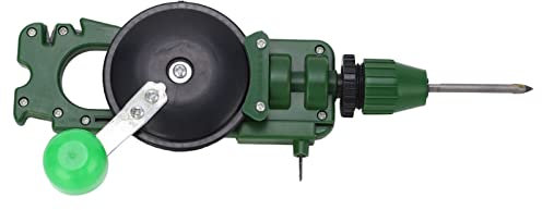 Trapano a Manovella Multifunzionale, Trapano a Manovella Multifunzionale, Trapano a Mano Affilacoltelli Tagliavetro Strumento ABS per Legno, Componenti Meccanici