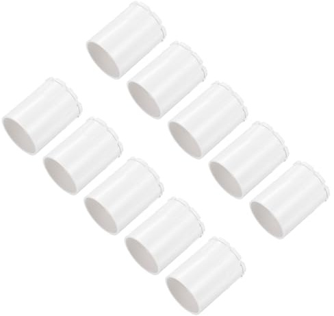 QUARKZMAN Paquete de 20 Adaptador de Conducto Macho Tuerca de Bloqueo PVC | Abrazaderas de Tubo 32 mm Sello Conexión, para Adaptador de Ajuste Caja de Conducto DIY