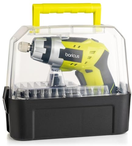 Baricus Akkuschrauber 3,6V - Akku-Stabschrauber - Drehmoment: 3,5 Nm - B-Ware (lime green)