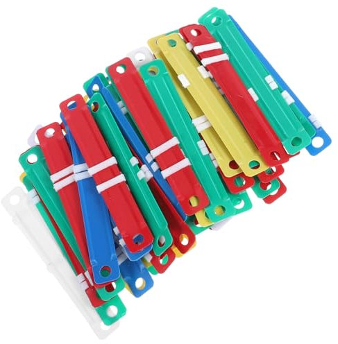 HONMEET 100stücke Teiliges Kunststoff Bindering-mechanismus Robust Flexibel Erweiterbar Für Büro Und Zuhause Vielseitige Organizer Zubehör Für Ringbücher Und Notizbücher