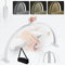 Bemoauty Half Moon Light Nail Desk Lamp, 29 Inch 42W Foldable Nail Light for Desk with Stepless Brightness, 3000-6500K, Nail Tech Lamp for Manicure Lash Extension Tattoo Eyebrows Skincare