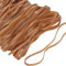 50 Pcs Large Rubber Elastic Bands,Big Heavy Duty Elastic Bands,Large Rubber Band,LargeElasticBands,Strong Thick ElasticRubberBands Set for Home School Office Bank Supplies(Brown)