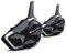 Midland - Interfono Moto Bluetooth + Mesh R1 Mesh Doppio, Auricolari Casco Moto Waterproof IPX6, Portata 500m, 23H, Audio RCF, Stereo Background, Compatibile TFT e Radio FM, 6 Persone Conference