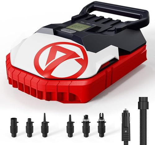 GICLE Paddle Board Pump Electric 22PSI SUP Pump, Fast Inflat and Deflat with Intelligent Regulated for Paddleboard, Boat, Tent (22PSI Standard Model)