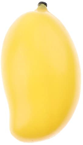 JWQFBC Shaker per Frutta in Plastica, Maracas, Sonaglio per Bambini, Giocattolo Ritmico, Mango, come descritto