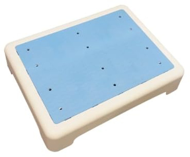 Stepstools 2 Pcs Foot Step Stool Non-Slip Resistant Support Footrest Raised Steps for Bathtub Rental Homes Offices Hotels Restaurants Step Stool(Blue)