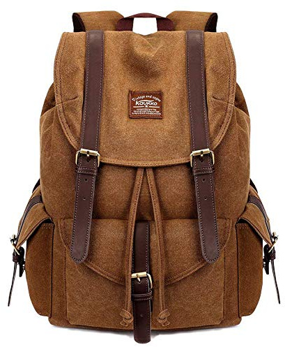 Kaukko Laptop-ryggsäck, funktionell utomhusväska för resor och camping, ryggsäck för högskolestudent, L, Vardagsryggsäckar