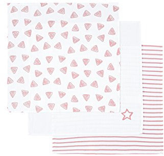 Bellybutton Set 3tlg. Moltontücher Größe: 00 Farbe: rosa