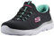 Skechers Women's Summits Sneaker, Grey Anthracite Green, 3 UK