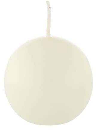 Bougie boule Vanille 10 cm, 4 Bougies