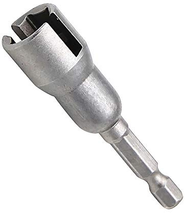 2 x Flügelmutter-Schraubendreher, Flügelmutter-Bohrer, Steckschlüssel-Werkzeug, 6,35 mm Sechskantschaft, Schlitz, Flügelmuttern, Bohrer-Bit für Panelmuttern, Schrauben, Auge C-Haken-Bolzen