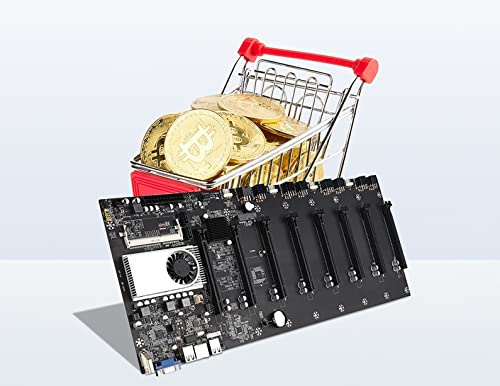 BTC-37 Miner Scheda madre Set di processori, 8 slot per scheda video DDR3 Interfaccia VGA integrata Basso consumo energetico, VGA integrata Basso consumo energetico