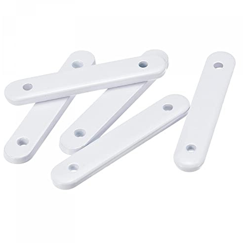 sourcing map Curtain Weights (40g), Drapery Iron Weight for Bathroom Home Curtains Tablecloth Flags, White, 10Pcs