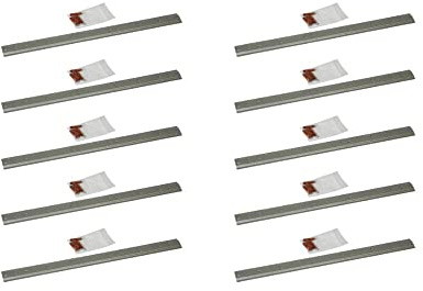 PROREGAL SuperSparSet 10x Wandleiste für Sichtlagerboxen (ohne Boxen) | HxBxT 5x60x0,3cm | Wandhalterung, Kleinteileaufbewahrung, Sortimentsboxhalterung