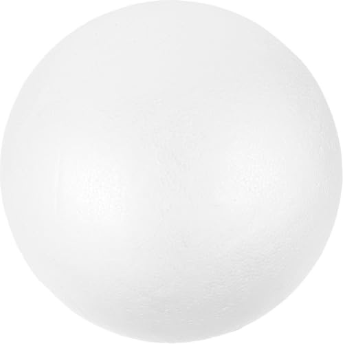 MAGICLULU Weihnachtsschaumkugeln 20 cm Styroporkugeln Runde Unfertige Bastelkugeln Für Weihnachten Weihnachtsparty DIY-Kunstprojekt
