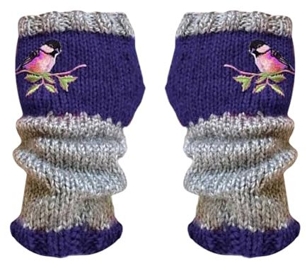 Winter-Strickhandschuh Damen Schwarz Kleidung Zubehör Strickhandschuhe Weiche warme Gestrickt Handgelenk Schwarz Lange Bein Handwärmer Fäustlinge