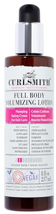Curlsmith - Lotion volumisante pour tout le corps, définition des boucles, volume instantané et non collant, pour cheveux ondulés, bouclés ou bouclés, végétalien (237 ml)