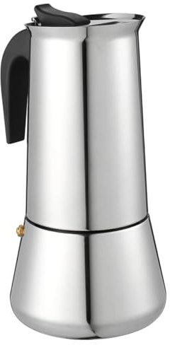 PAMINGONO 1pezzi Caffettiera Espresso Inossidabile Per Induzione e Tazze Per e Facile Usare e