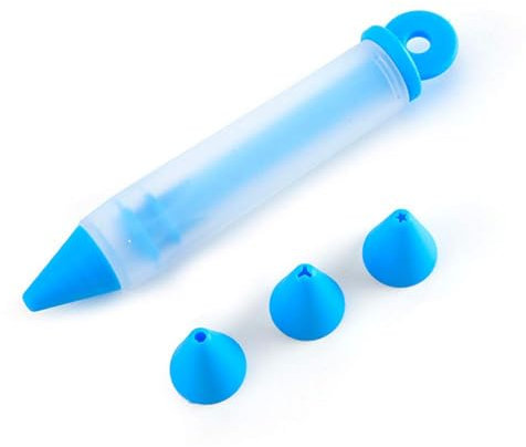 Penna in silicone per scrivere alimenti, per decorare torte, dessert, fai da te, strumenti per glassa, strumenti decorativi per torte, biscotti, glassatura torte
