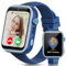 AIMIUVEI 4G Smartwatch Bambini, Orologio Smartwatch Bambini HD da 1,83'' con Chiamate e Videochiamate, Whatsapp, Wi-Fi, Chat Vocale, GPS, SOS, SMS, Impermeabile IP68, modalità Scuola (Blu)