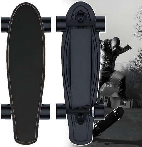 Elektrisches Longboard für Pendler mit Fernbedienung, Höchstgeschwindigkeit 24 km (15 mph) 8 km Reichweite, erobert 30° Steigungen, 4-Gänge & Tempomat | Outdoor Elektro-Skateboard, TypeB