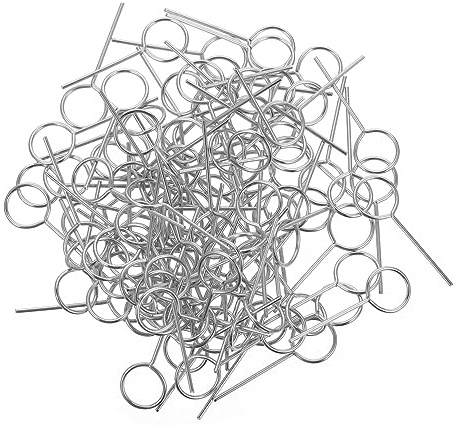 Tofficu 100piezas Herramienta para Extraer La Sim del Teléfono Acero Inoxidable Extractores Livianos para Smartphones y Teléfonos Básicos Uso Cómodo