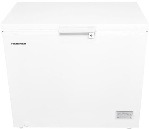 HEINNER HCF-HM246INVCD – Gefriertruhe 246 L – Inverter‑Kompressor – LED‑Display & LED‑Innenbeleuchtung – Convertible Freezer/Kühlschrank – Weiß – 5 Jahre Garantie