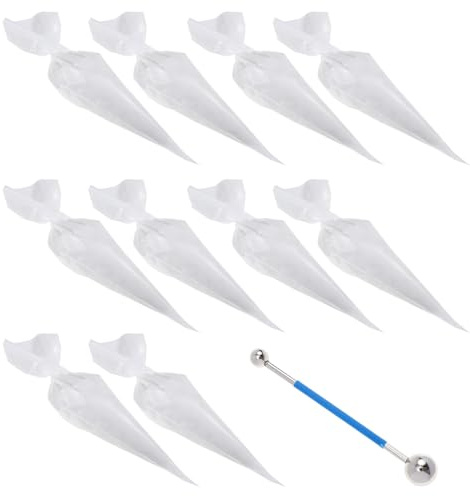 Toddmomy 20 pièces Sacs à Coulis PE pour Maçonnerie Sacs à Joint Épais et Résistants Capacité Importante Poche à Douille pour Carrelage et Ciment Protection Mains pour Travaux de