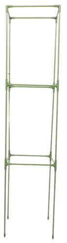 SEWACC Soporte para Plantas Trepadoras de Fibra de Vidrio Estructura Cuadrada 27X123 CM Enrejado Reutilizable para Tomates y Pepinos Resistente a Todo Clima Adecuado para Jardín