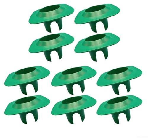 Protezione per Irrigatori Heavy-Duty Compatibile con Teste di Irrigazione Standard per Un Montaggio Sicuro nei Giardini e sui Bordi dei Vialetti (10 Pezzi Verde)