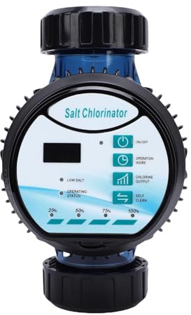 Haofy Chlorinateur au Sel Générateur de Chlorinateur de Piscine WiFi avec Sortie Réglable pour Piscines, Spas, Spa Capacité de 12 000 Gallons, Sortie de Chlore de 0,53 LB par Jour, Technologie