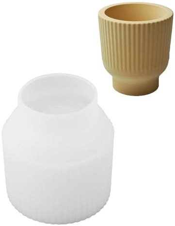 Stampi in silicone a forma tazza da tè, barattoli, per realizzare vasi in ceramica, gesso, cioccolato, ornamenti fatti a mano, decorazioni per la casa, stampi per tè per resina epossidica