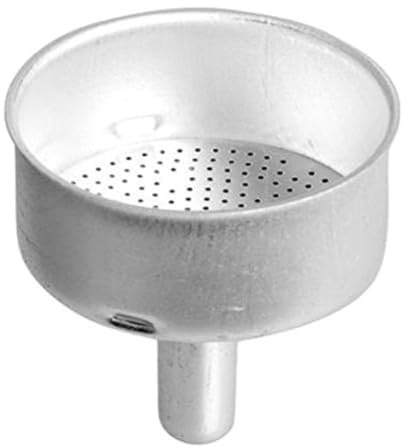 Home Entonnoir pour Cafetière Italienne 9 Tasses, Aluminium, Argent, 13 x 9 x 20 cm