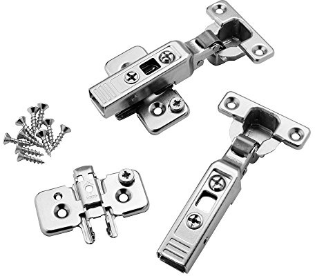 Mini Blum Full Overlay 26mm 90 deg. Clip-On Hinges, Pair