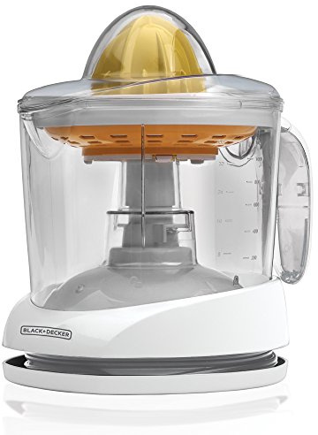BLACK+DECKER 32oz Electric Citrus Juicer, CJ625, Pressure Activated, Adjustable Pulp Control, Dishwasher-Safe