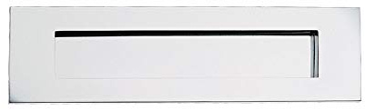 Polished Chrome 10 x 3 Victorian Letter Plate