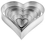 SET 6 TAGLIABISCOTTI CUORE DELÃCIA