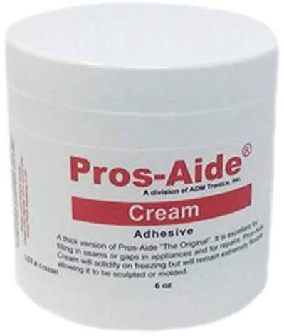 Pros-Aide Cream Adhesive 6 Oz. Jar - Official Product of ADM tronics