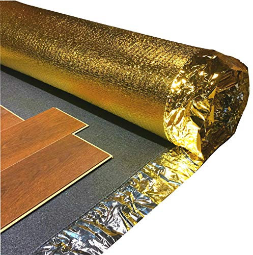 Flooring Direct Sonic Gold 5mm Acoustic Laminate and Wood Underlay (15m x 1m, 15m²)