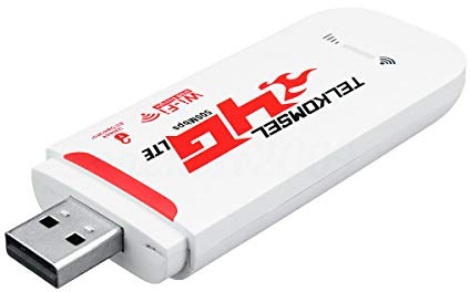 SODIAL Tarjeta SIM portátil para módem de banda ancha USB Dongle USB 150Mbps 4G/3G LTE WiFi desbloqueada
