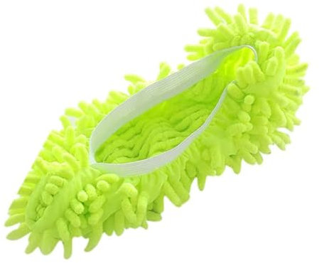 RIAAJ Dust Mop Zapatilla Lazy House Piso Pulido Limpieza Zapatillas Lazy Floor Pulido Limpieza Calcetines Zapatos Mopa Zapatillas Cubierta-Verde,Francia