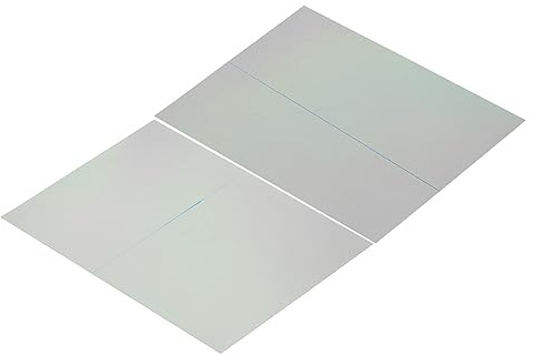 PATIKIL 9,7 Polarizadas Película Hojas, 2 Paquete Adhesivo Polarizador Lineal Polarizador Filtro 20x15,2cm para Pantalla Fotografía Iluminación, 0/90 Grados