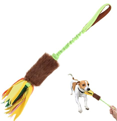 Hundespielzeug-Seil | Interaktives Zahnspielzeug für Hunde | Quietschendes Zerrseil für Hunde, buntes Kauspielzeug mit elastischem Kordelzug für Welpen