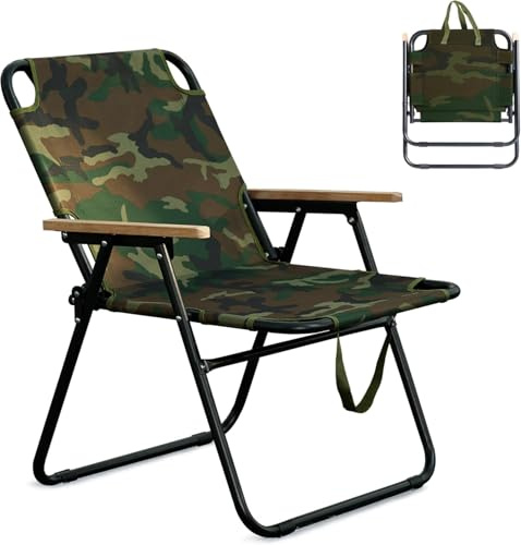 Campingstuhl Faltbar 150 kg, Klappstuhl Camping Leicht, Klappstuhl Strand, Anglersessel Klappbar, Klappstuhl Gartenstuhl Faltstuhl Relaxsessel Campingsessel Faltbar für Picknick, Outdoor, Wandern