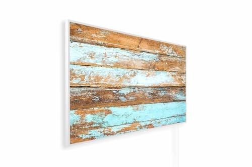 Pannello riscaldante decorativo Könighaus 600 Watt - ultrasottile - 8-16 m² | cornice bianca, Motivo: 10. Amore estivo, 5 anni di garanzia, doppia protezione dal surriscaldamento