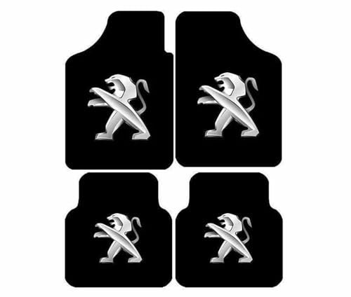 AWCYRHI 4pcs Auto Fußmatten für Peugeot 508 SW 2011-2020 Anpassen Fußmatten Allwetter wasserdichte rutschfeste Auto Fussmatten Set Innenraumschutz ZubehöR