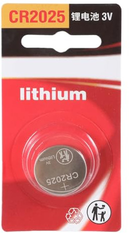 Chenxi Studio CR2025 Coin Cell Battery 3V Single Pack, Lithium Button Cell for Toy, Remotes, and Electronic Devices