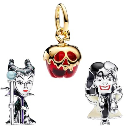MGIUL Charm in Argento Sterling 925, Motivo Cartone Animato Topo, Cucciolo, Lumaca Fosforescente, Farfalla per Bracciali da Donna, Perle Cartoni Animati e Clip, Idea Regalo per Halloween, Compleanno