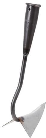 Happyyami Herramienta De Jardinería Azada Triangular Resistente para Excavar, Abonar y Desherbar Adecuada para Mantenimiento De Jardines y Huertos